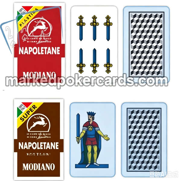 <tc>Micropuces Cartes À Jouer Modiano Napoletane</tc>