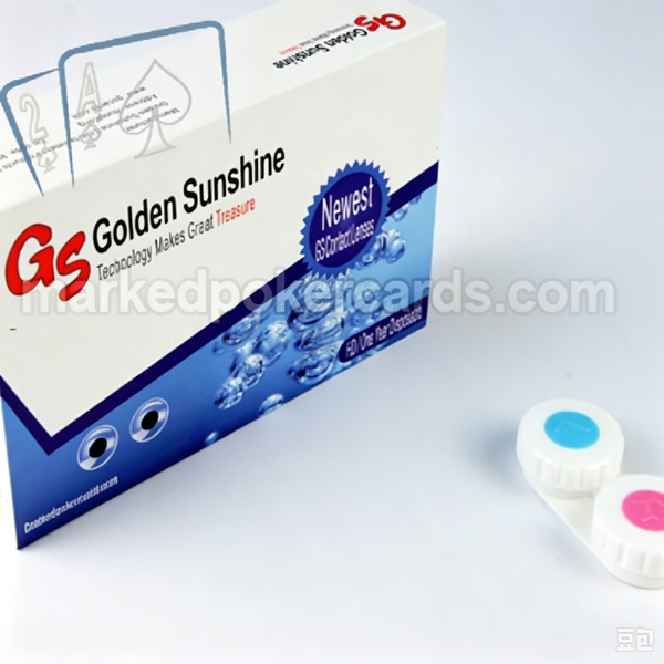 <tc>Lentilles De Contact &Agrave; Encre Invisible Pour Les Jeux De Carte Poker Truqu&eacute;</tc>