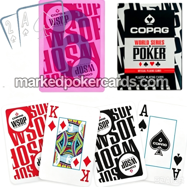 <tc>Copag WSOP Personnalisé Les Cartes À Jouer En Plastique Marquées</tc>