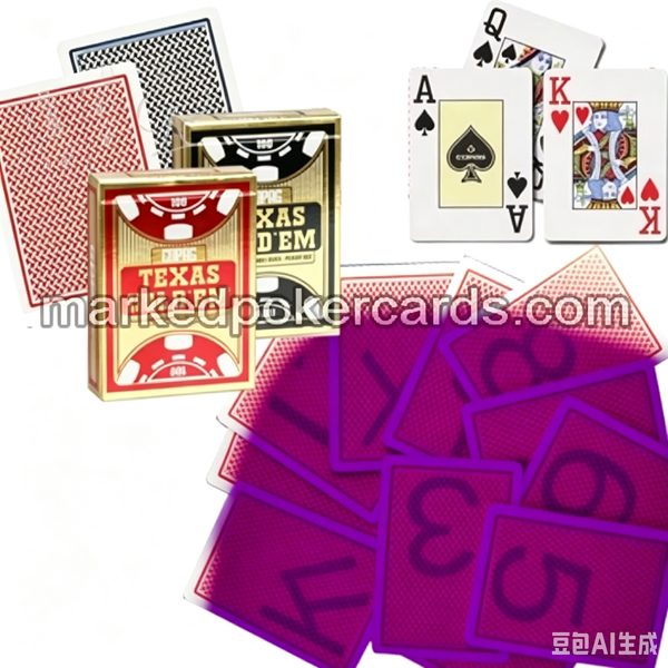 <tc>Copag Texas Holdem Cartes Marquées Lumineuses</tc>