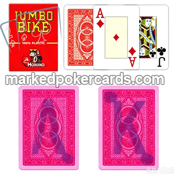 <tc>Cartes De Poker Truquée Marquée Modiano Bike Trophy</tc>