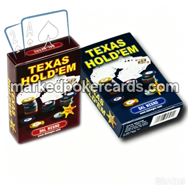 <tc>Dal Negro Texas Hold'em Cartes Plastiques Marqu&eacute;es</tc>
