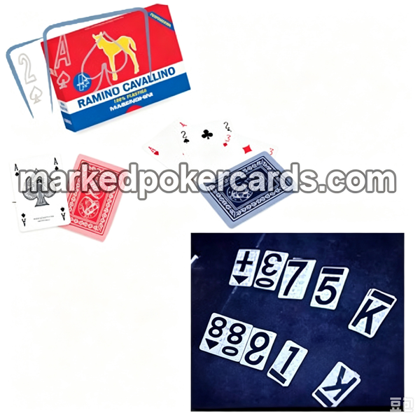 <tc>Jeu De Triche À Encre Infrarouge Masenghini Ramino Cavallino Pour Des Tours De Cartes Faciles</tc>