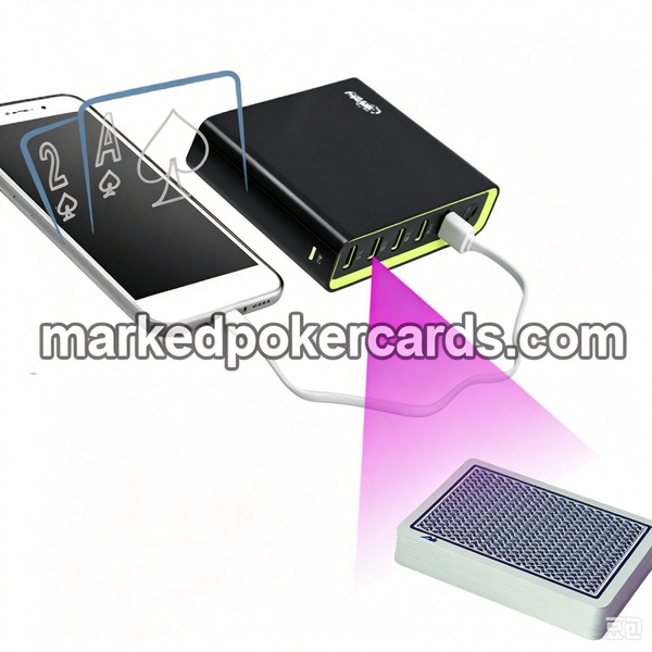 <tc>Lecteur De Scanner De Cartes &agrave; Jouer Au Poker Banque De Puissance Mobile</tc>