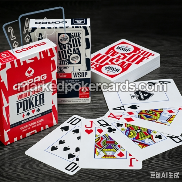 <tc>Copag WSOP Personnalisé Les Cartes À Jouer En Plastique Marquées</tc>