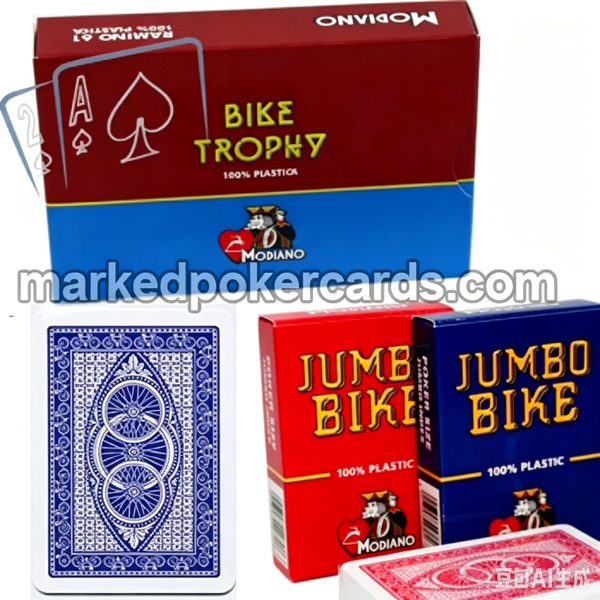 <tc>Cartes De Poker Truquée Marquée Modiano Bike Trophy</tc>